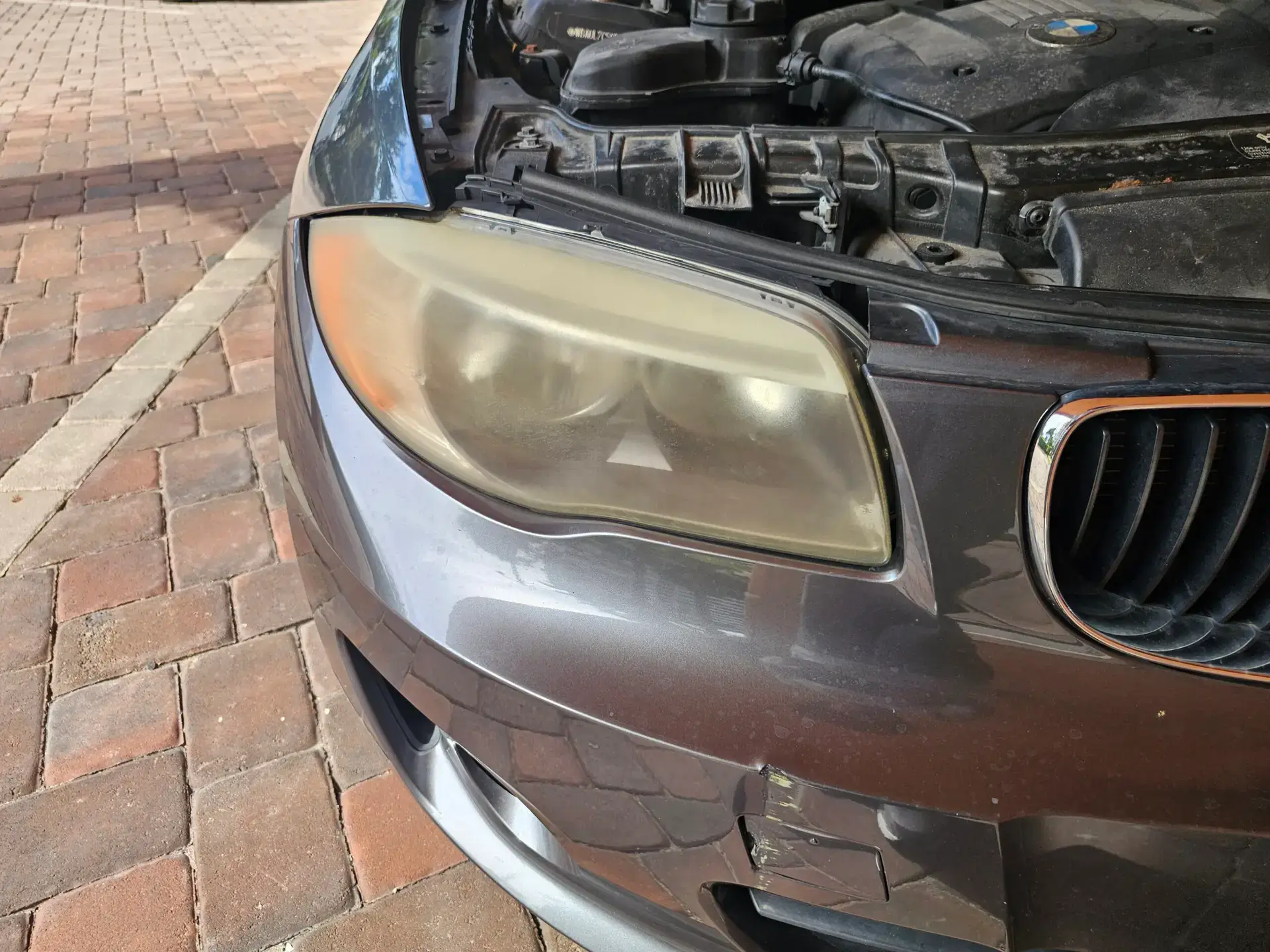 headlight restoration before Lauderdale By The Sea florida scaled